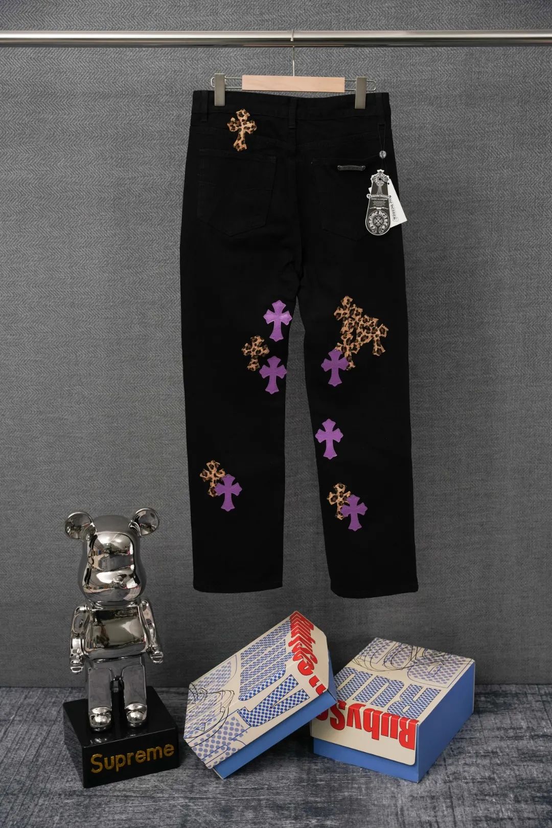 ：S 010 & Chrome Hearts Same Style ：Black Size：28 30 32 34 （S-XL)
